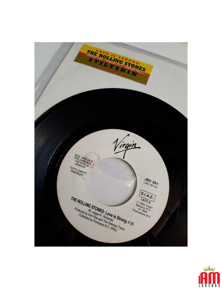 Love Is Strong Inside [The Rolling Stones,...] - Vinyl 7", 45 RPM, Jukebox [product.brand] 1 - Shop I'm Jukebox 