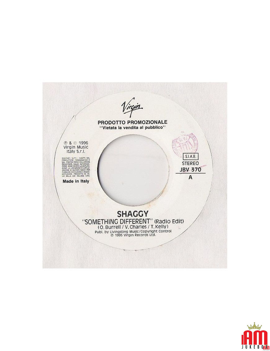 Something Different Wrong [Shaggy,...] - Vinyl 7", 45 RPM, Promo, Stéréo [product.brand] 1 - Shop I'm Jukebox 