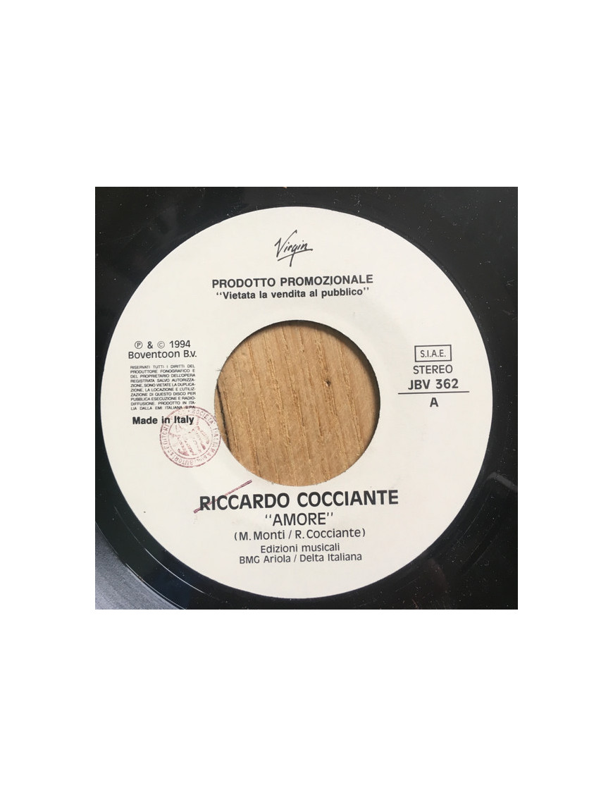 Amore Baby Come Back [Riccardo Cocciante,...] - Vinyl 7", 45 RPM, Promo [product.brand] 1 - Shop I'm Jukebox 
