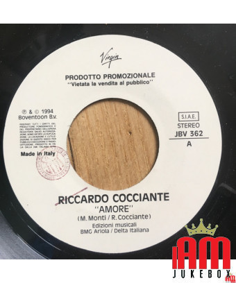 Amore Baby Come Back [Riccardo Cocciante,...] - Vinyle 7", 45 RPM, Promo [product.brand] 1 - Shop I'm Jukebox 