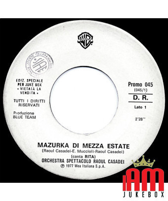  Midsummer Mazurka Going Back To My Roots (Teil 1) [Orchestra Spettacolo Raoul Casadei,...] - Vinyl 7", 45 RPM,... [product.bran