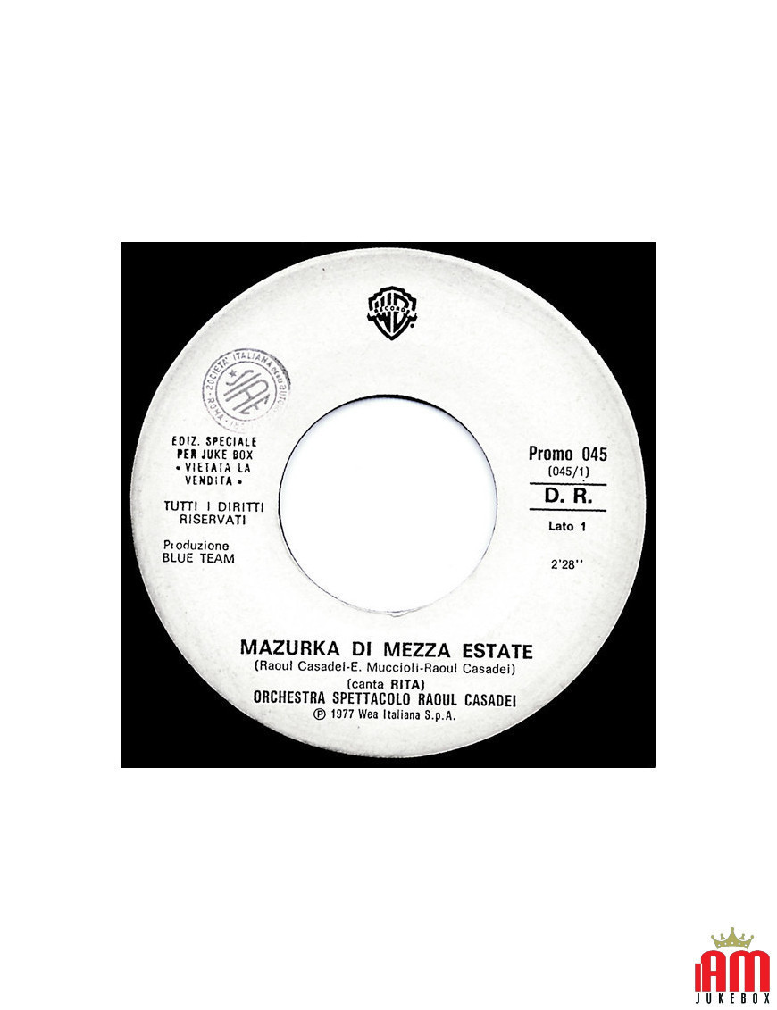  Midsummer Mazurka Going Back To My Roots (Teil 1) [Orchestra Spettacolo Raoul Casadei,...] - Vinyl 7", 45 RPM,... [product.bran