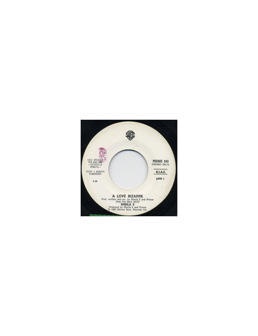 A Love Bizarre Can't Stop The Street [Sheila E.,...] – Vinyl 7", 45 RPM, Jukebox
