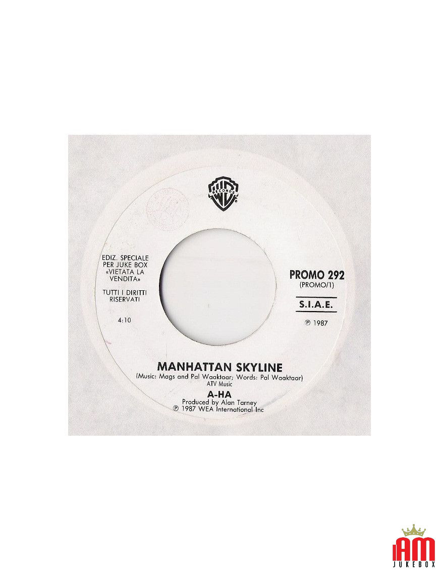 Manhattan Skyline à la recherche d'un nouvel amour [A-HA,...] - Vinyle 7", 45 RPM, Jukebox [product.brand] 1 - Shop I'm Jukebox 