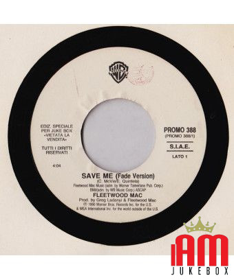 Save Me A Hard Rain's A Gonna Fall [Fleetwood Mac,...] – Vinyl 7", 45 RPM, Jukebox [product.brand] 1 - Shop I'm Jukebox 