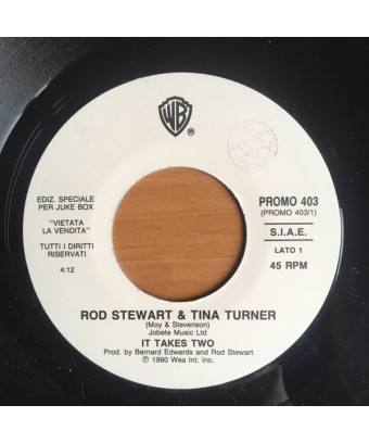 Il en faut deux pour justifier mon amour [Rod Stewart,...] - Vinyl 7", 45 RPM, Jukebox