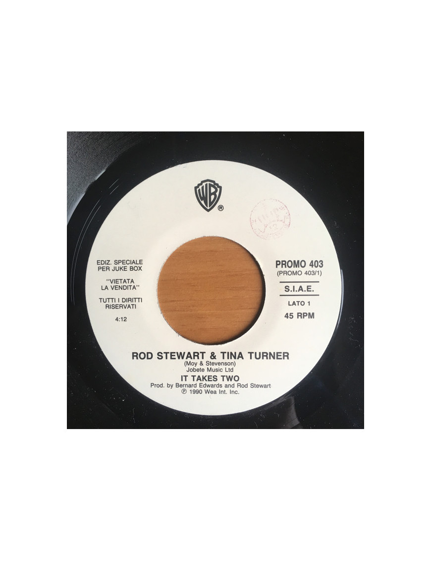 It Takes Two Justify My Love [Rod Stewart,...] – Vinyl 7", 45 RPM, Jukebox