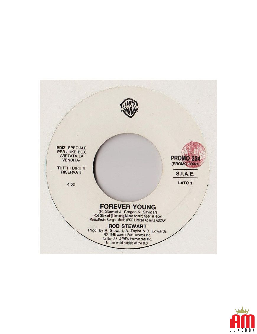 Forever Young A Groovy Kind Of Love [Rod Stewart,...] - Vinyle 7", 45 RPM, Jukebox [product.brand] 1 - Shop I'm Jukebox 