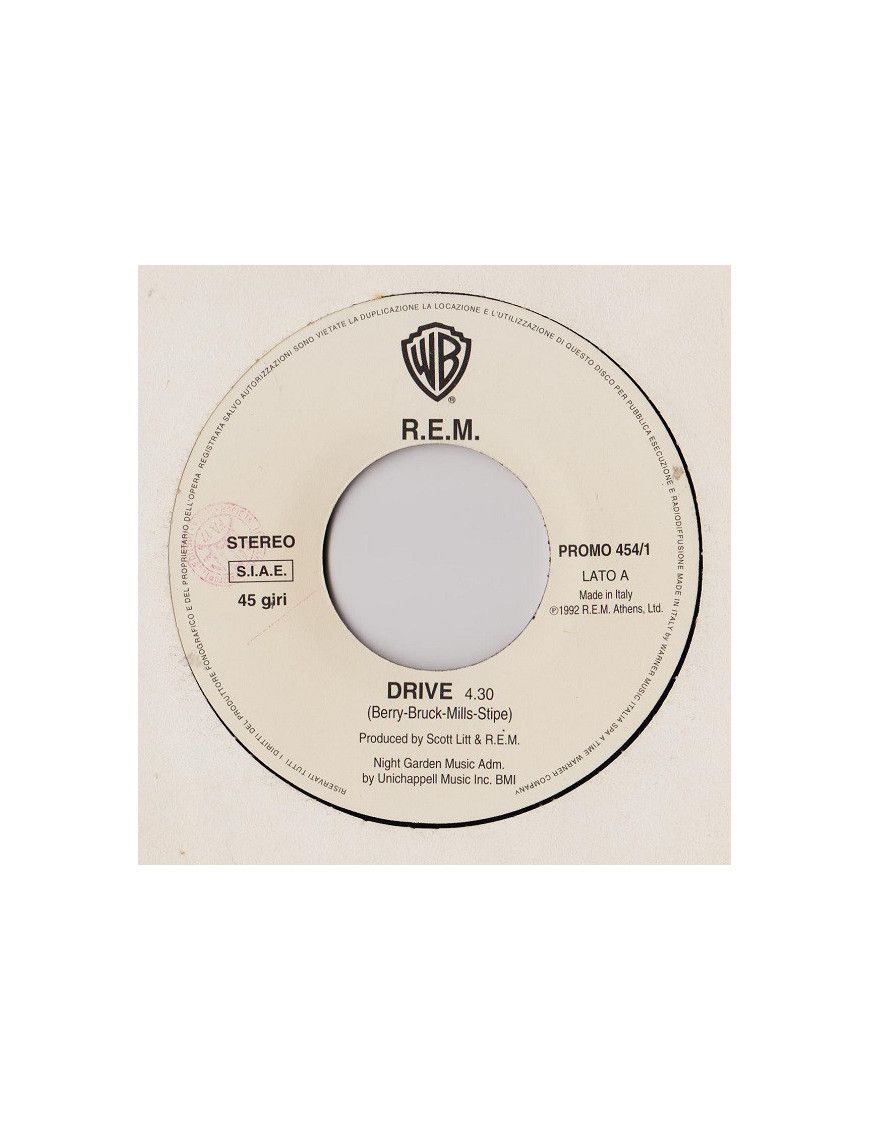 Drive Sentinel [REM,...] - Vinyle 7", 45 Tours [product.brand] 1 - Shop I'm Jukebox 