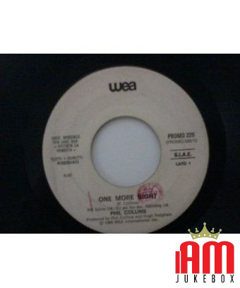 One More Night Un Vero Amore [Phil Collins,...] - Vinyl 7", 45 RPM, Jukebox [product.brand] 1 - Shop I'm Jukebox 