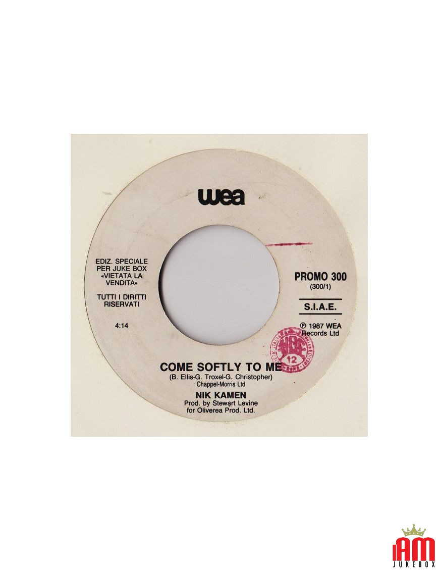 Come Softly To Me Salsa Cubana [Nick Kamen,...] - Vinyle 7", 45 RPM, Jukebox [product.brand] 1 - Shop I'm Jukebox 