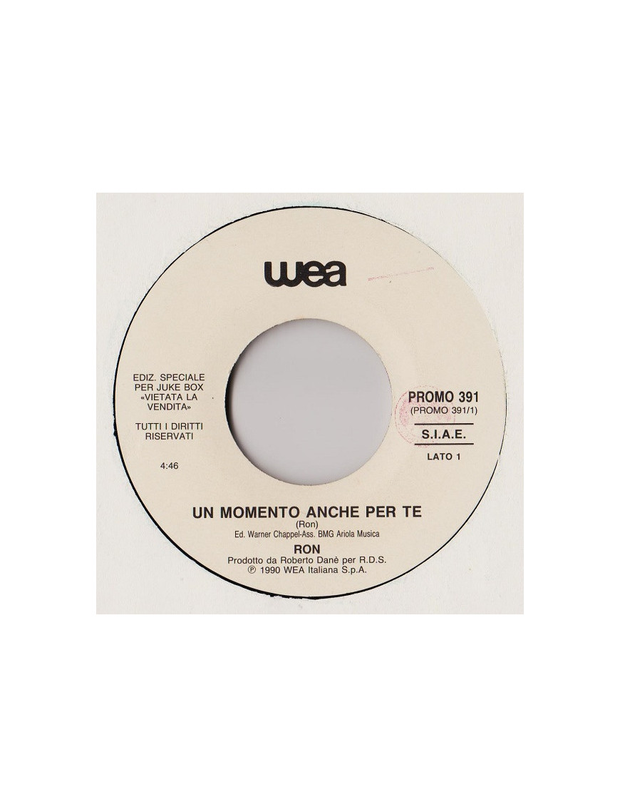 Un Momento Anche Per Te Driving [Ron (16),...] - Vinyl 7", 45 RPM, Jukebox [product.brand] 1 - Shop I'm Jukebox 