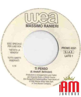 Ti Penso Quelli Come Noi [Massimo Ranieri,...] - Vinyl 7", 45 RPM, Jukebox [product.brand] 1 - Shop I'm Jukebox 