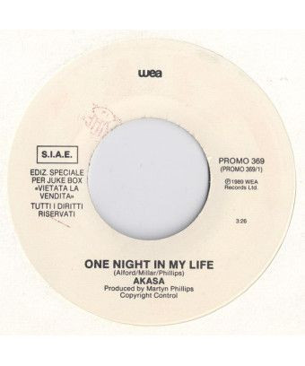 One Night In My Life Heaven's Here [Akasa,...] - Vinyl 7", 45 RPM, Jukebox [product.brand] 1 - Shop I'm Jukebox 