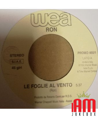 Le Foglie Al Vento Harvest Moon [Ron (16),...] - Vinyl 7", 45 RPM, Jukebox [product.brand] 1 - Shop I'm Jukebox 