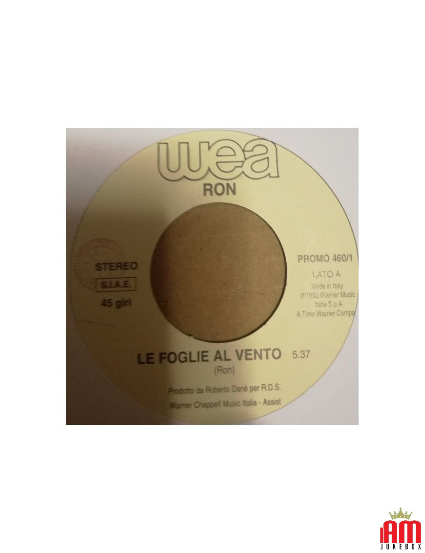 Le Foglie Al Vento Harvest Moon [Ron (16),...] - Vinyl 7", 45 RPM, Jukebox [product.brand] 1 - Shop I'm Jukebox 