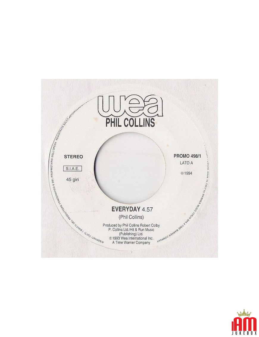 Everyday Constant Craving [Phil Collins,...] – Vinyl 7", 45 RPM, Promo [product.brand] 1 - Shop I'm Jukebox 