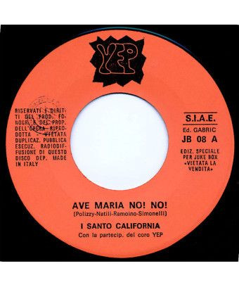 Gegrüßet seist du, Maria! Nein! NEIN! Donna Libera [I Santo California,...] – Vinyl 7", 45 RPM, Jukebox [product.brand] 1 - Shop