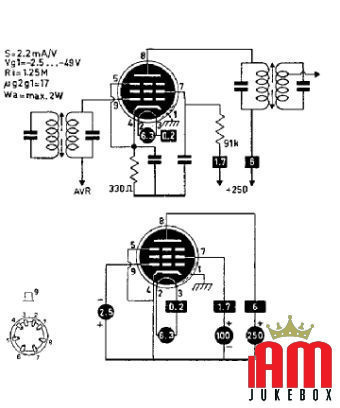 EF 9 Valve Philips valves [product.brand] Condition: NOS [product.supplier] 1 Valvola EF 9 Country: Netherlands Manufacturer: Ph