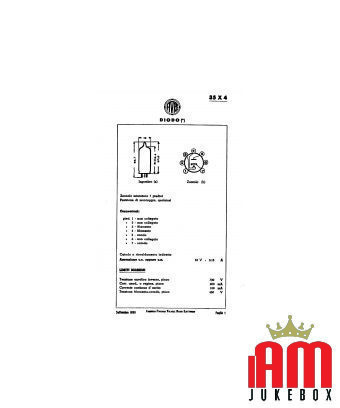 35x4 valve Philips valves Philips Condition: NOS [product.supplier] 1 Valvola 35x4 Country:Italy Manufacturer: Fivre - tubes; Mi