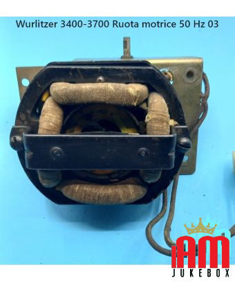 The Wurlitzer Worm Gear and Turntable Motor Assembly No. 119790 is used on the mechanisms present in the models 2600, 2610, 2700