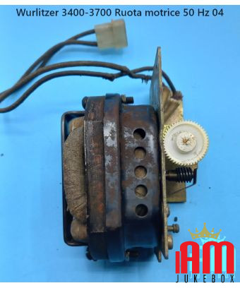 The Wurlitzer Worm Gear and Turntable Motor Assembly No. 119790 is used on the mechanisms present in the models 2600, 2610, 2700