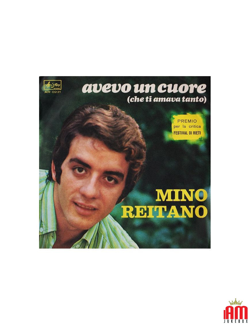 J'avais un cœur (qui t'aimait tellement) [Mino Reitano] - Vinyle 7", 45 tours [product.brand] 1 - Shop I'm Jukebox 