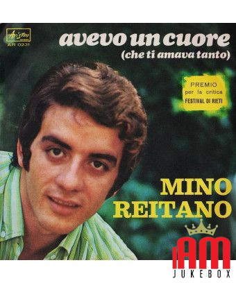 J'avais un cœur (qui t'aimait tellement) [Mino Reitano] - Vinyle 7", 45 tours [product.brand] 1 - Shop I'm Jukebox 