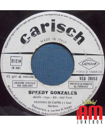 Speedy Gonzales Madison Time [Peppino Di Capri] - Vinyle 7", 45 tours, Jukebox [product.brand] 1 - Shop I'm Jukebox 