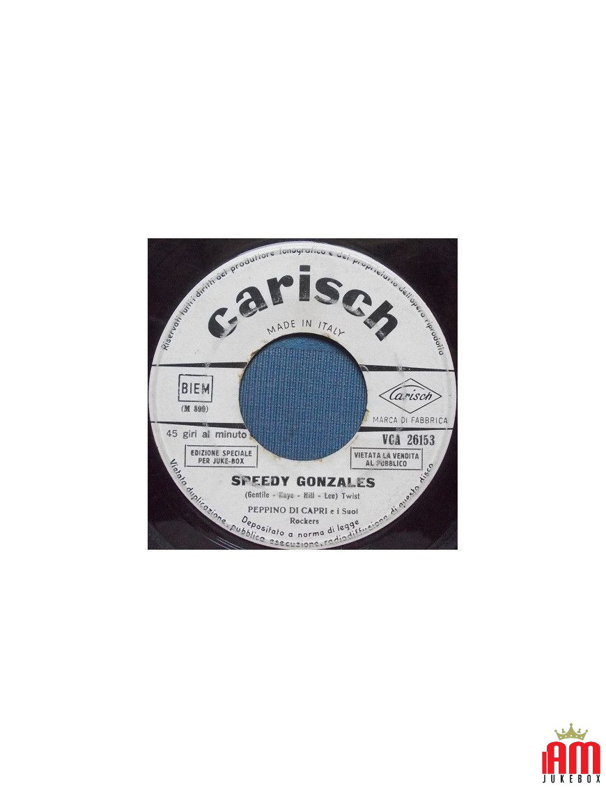 Speedy Gonzales Madison Time [Peppino Di Capri] – Vinyl 7", 45 RPM, Jukebox [product.brand] 1 - Shop I'm Jukebox 