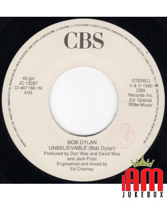 Unbelievable True Love [Bob Dylan,...] – Vinyl 7", 45 RPM, Mispress [product.brand] 1 - Shop I'm Jukebox 