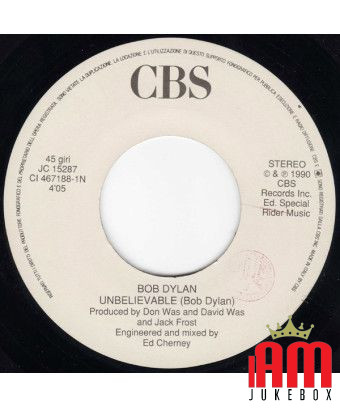 Incroyable véritable amour [Bob Dylan,...] - Vinyl 7", 45 RPM, Mispress [product.brand] 1 - Shop I'm Jukebox 