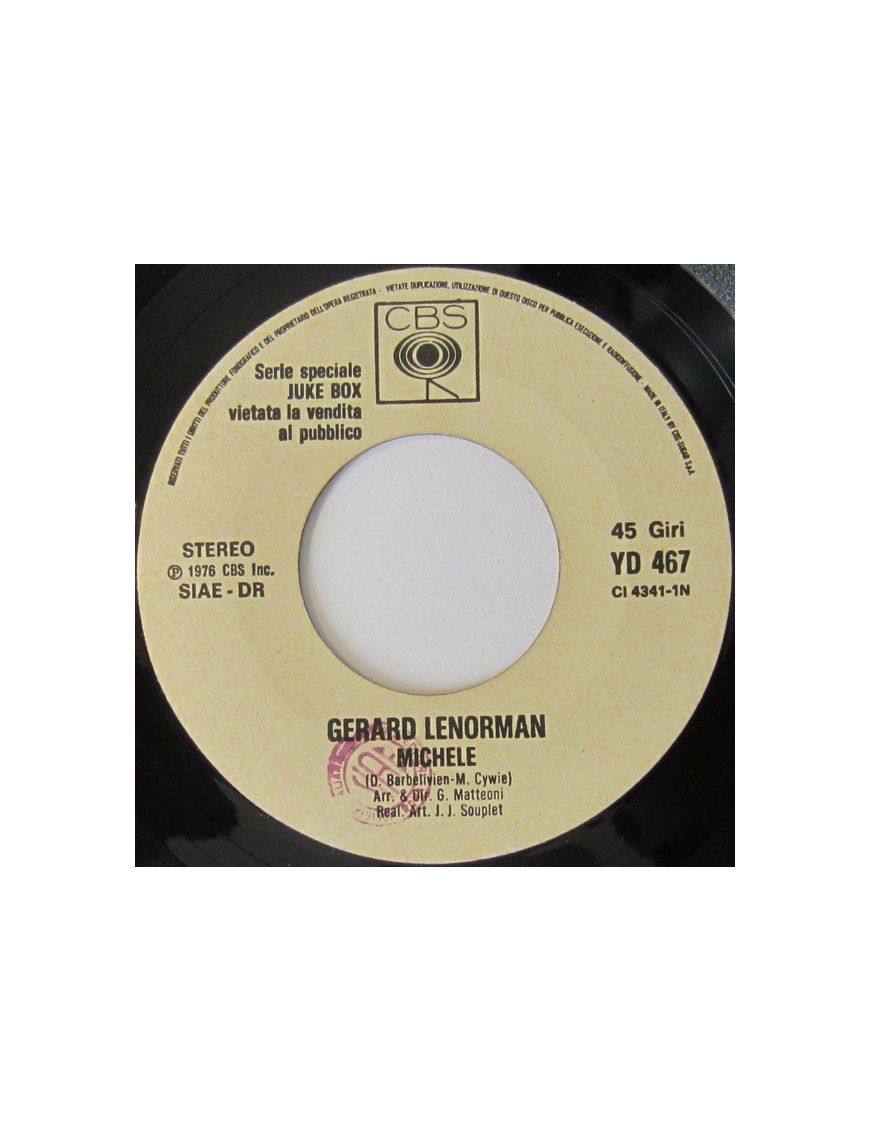 Michele Dance Your Ass Off [Gérard Lenorman,...] – Vinyl 7", 45 RPM, Jukebox [product.brand] 1 - Shop I'm Jukebox 