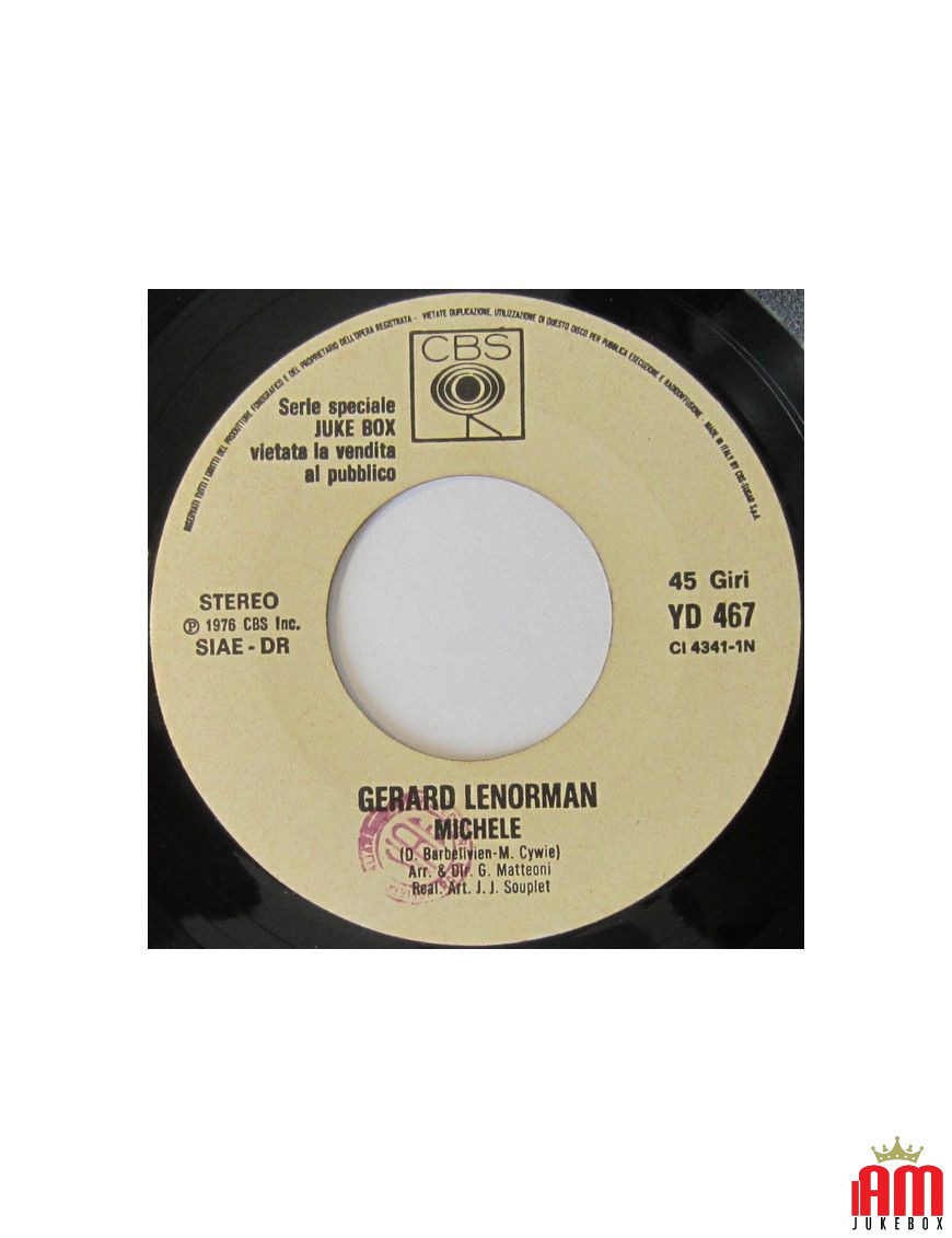 Michele Dance Your Ass Off [Gérard Lenorman,...] - Vinyl 7", 45 RPM, Jukebox [product.brand] 1 - Shop I'm Jukebox 