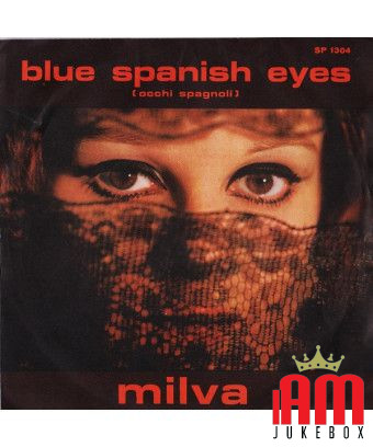 Yeux espagnols bleus [Milva] - Vinyl 7", 45 RPM [product.brand] 1 - Shop I'm Jukebox 