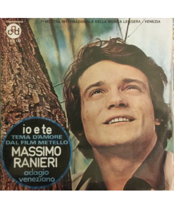 Io E Te Adagio Veneziano [Massimo Ranieri] - Vinyle 7", 45 tours