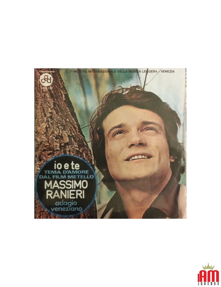 Io E Te Adagio Veneziano [Massimo Ranieri] – Vinyl 7", 45 RPM [product.brand] 1 - Shop I'm Jukebox 