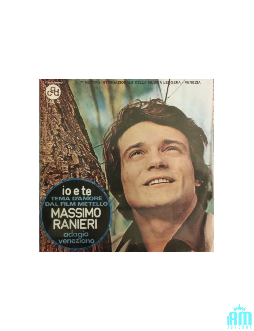 Io E Te Adagio Veneziano [Massimo Ranieri] – Vinyl 7", 45 RPM [product.brand] 1 - Shop I'm Jukebox 