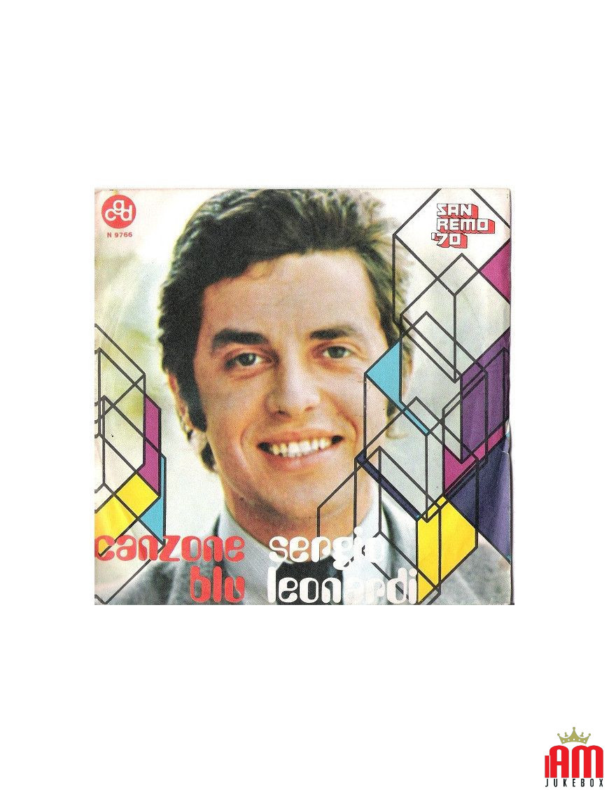 Canzone Blu [Sergio Leonardi] - Vinyle 7", 45 tours [product.brand] 1 - Shop I'm Jukebox 