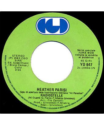 Radiostelle Avrò [Heather Parisi,...] - Vinyl 7", 45 RPM, Jukebox, Stereo [product.brand] 1 - Shop I'm Jukebox 