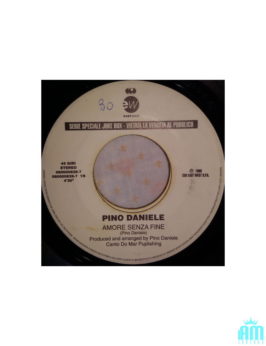Amour sans fin marchant avec mon chien [Pino Daniele,...] - Vinyl 7", 45 RPM, Jukebox [product.brand] 1 - Shop I'm Jukebox 