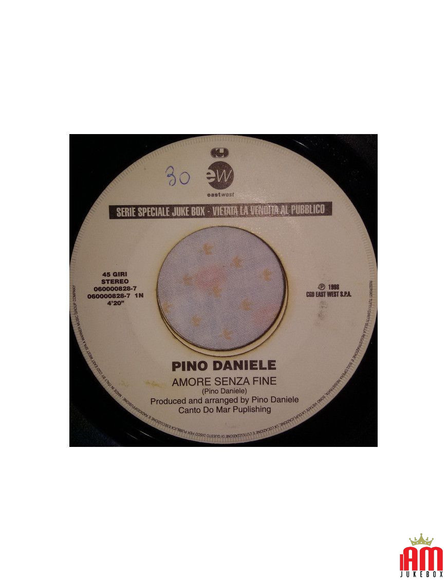 Endless Love Walking With My Dog [Pino Daniele,...] – Vinyl 7", 45 RPM, Jukebox [product.brand] 1 - Shop I'm Jukebox 