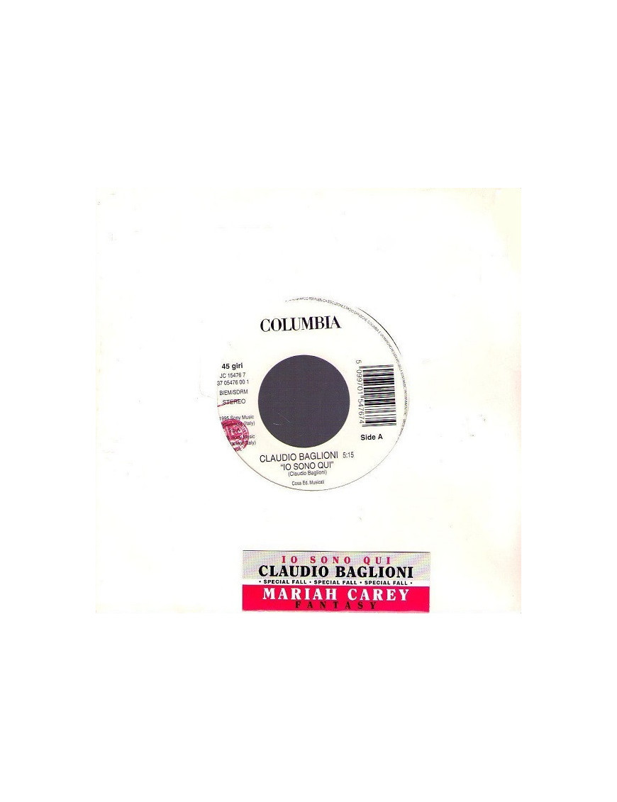 Io Sono Qui Fantasy [Claudio Baglioni,...] – Vinyl 7", 45 RPM, Promo [product.brand] 1 - Shop I'm Jukebox 