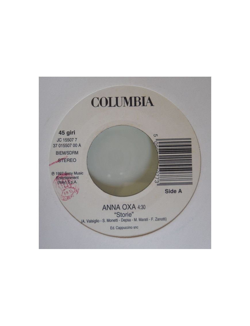 Storie Quando Viene Sera [Anna Oxa,...] - Vinyl 7", 45 RPM, Jukebox [product.brand] 1 - Shop I'm Jukebox 