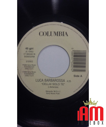 Cellai Only You When the Sun Sets [Luca Barbarossa,...] – Vinyl 7", 45 RPM, Jukebox