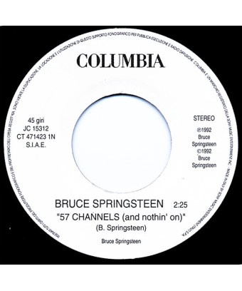 57 Channels (And Nothin' On)   Il Pipppero [Bruce Springsteen,...] - Vinyl 7", 45 RPM, Jukebox