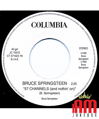57 Channels (And Nothin' On) Il Pipppero [Bruce Springsteen,...] - Vinyle 7", 45 tours, Jukebox