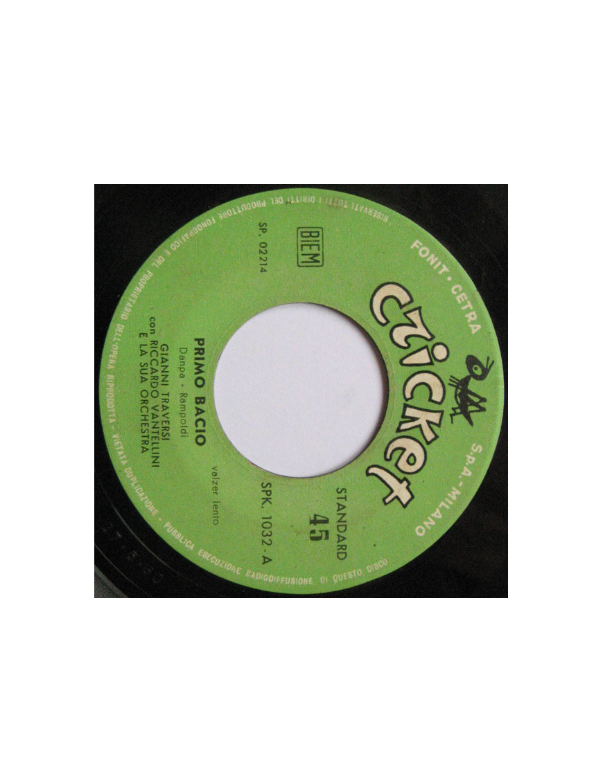First Kiss [Gianni Traversi,...] – Vinyl 7", 45 RPM [product.brand] 1 - Shop I'm Jukebox 