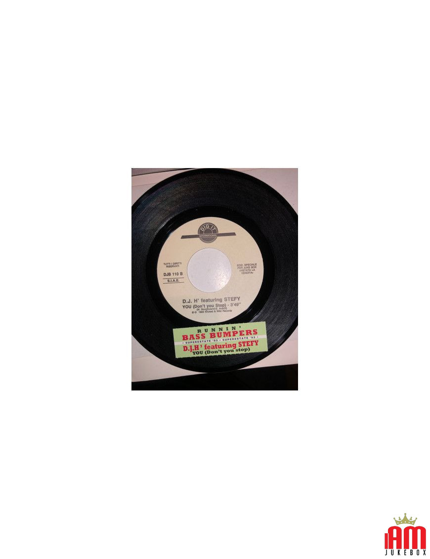 Runnin' You Don't You Stop [Bass Bumpers,...] - Vinyl 7", 45 RPM, Jukebox [product.brand] 1 - Shop I'm Jukebox 