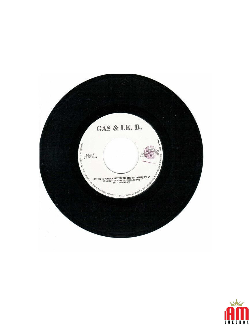 Listen (I Wanna Listen To The Rhythm) Jingo [Daniele Gas,...] - Vinyl 7", 45 RPM [product.brand] 1 - Shop I'm Jukebox 